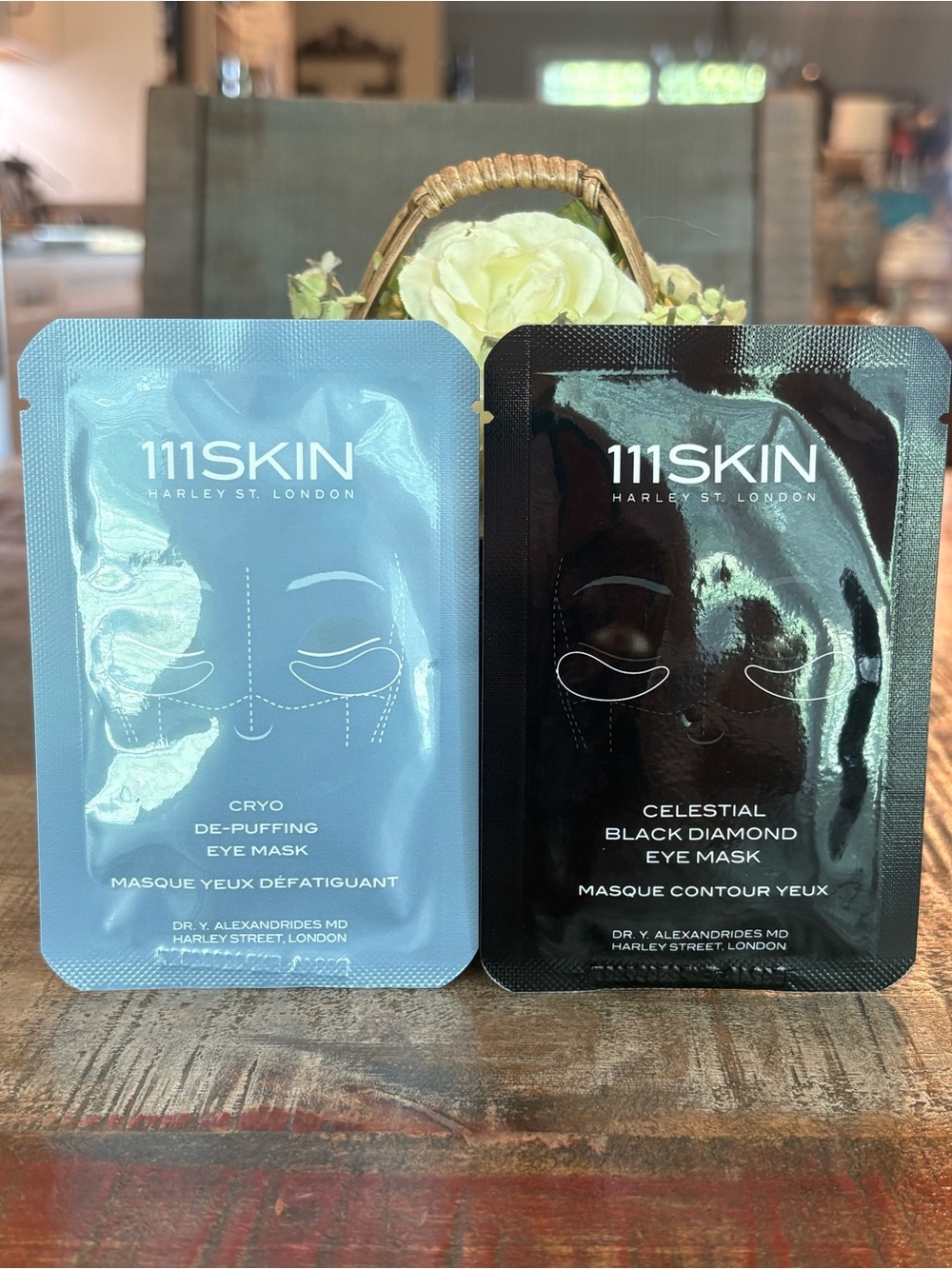 New 111SKIN Cryo DE-PUFFING Eye Mask & BLACK DIAMOND Eye Masque DUO!